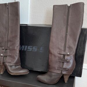 Miss Sixty Chocolate Heeled Boots